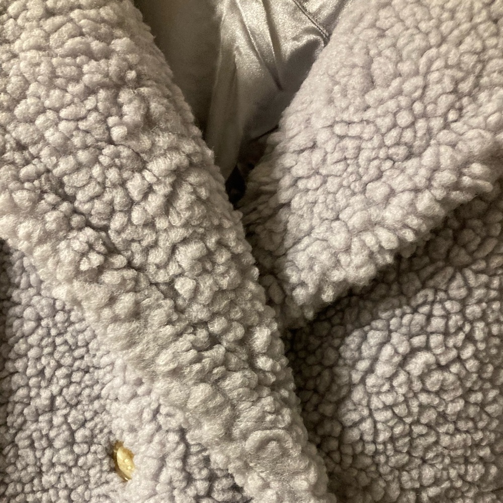UGG Women's Cozy Lavender Teddy Coat
